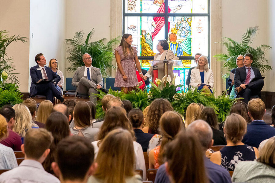 Outstanding Graduates award ceremony