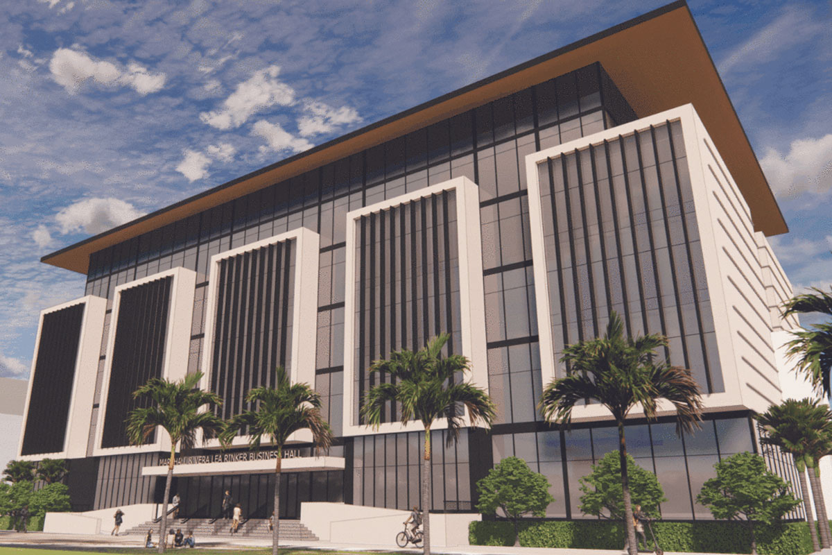 Marshall and Vera Lea Rinker Business Hall new business building