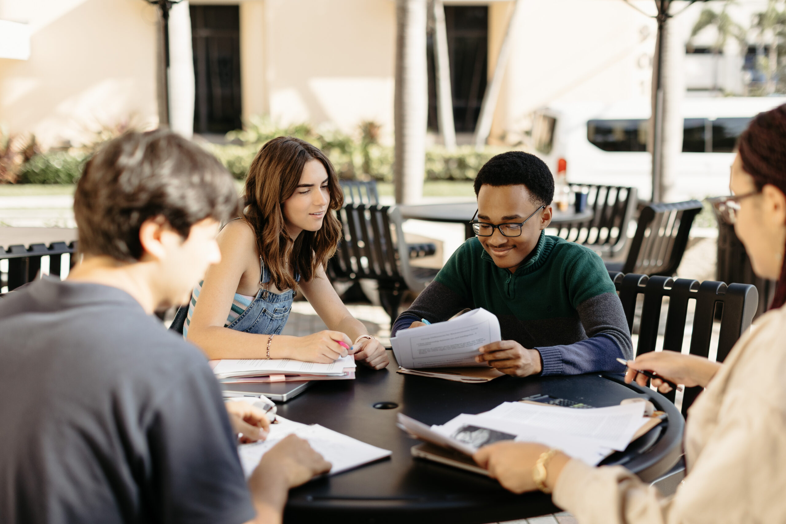PBA Students studying