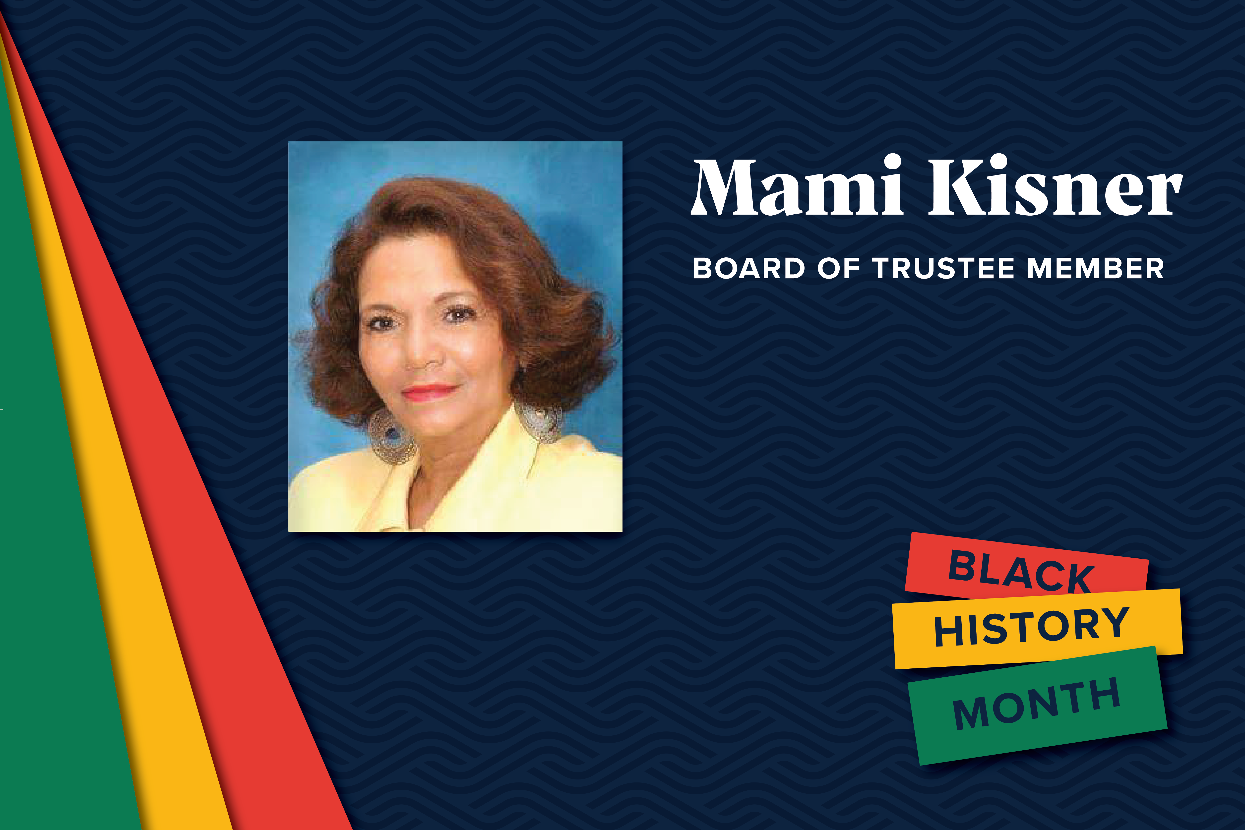 Mami Kisner Board of Trustee Member
