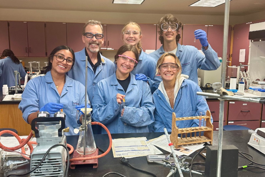 PBA Students in the Lab