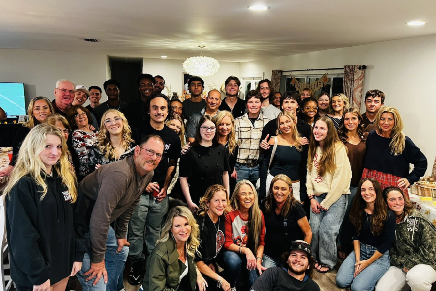 Palm Beach Atlantic University students and parents' council members gather to celebrate the holiday.