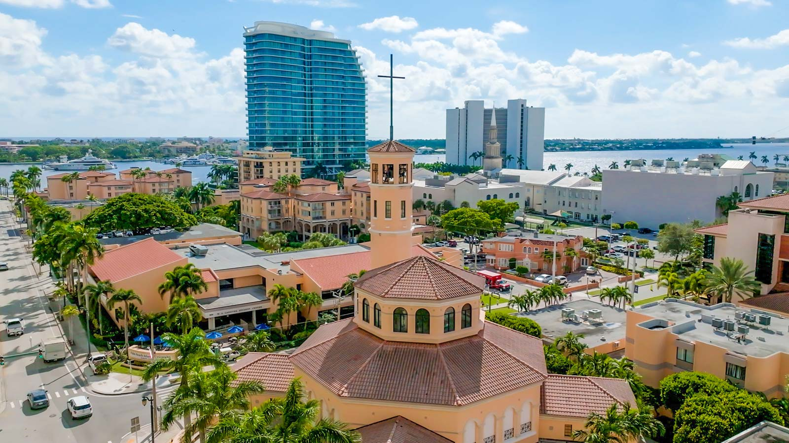 Palm Beach Atlantic University Campus photo from above