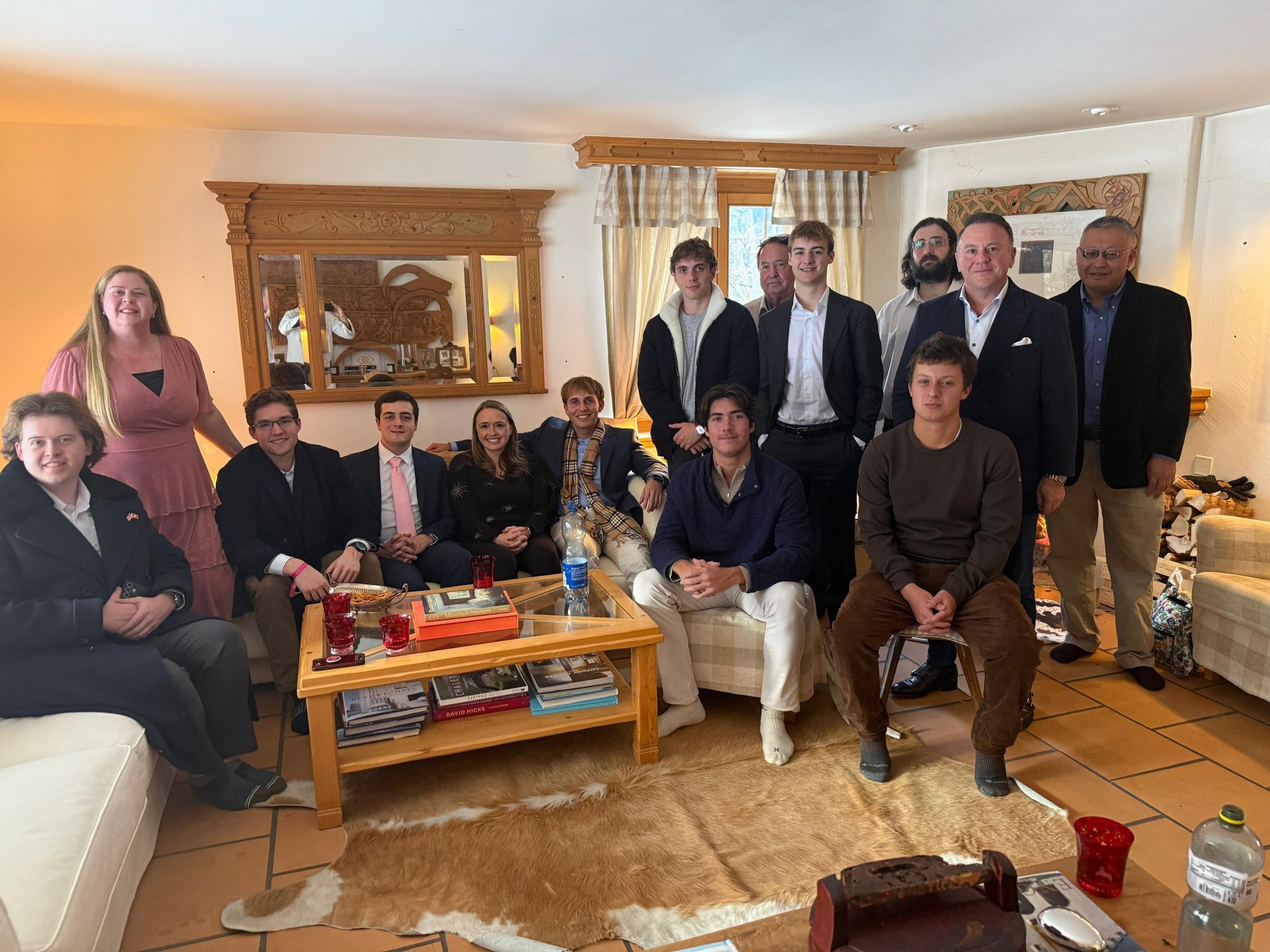 PBA students, faculty and alumni in Davos, Switzerland.