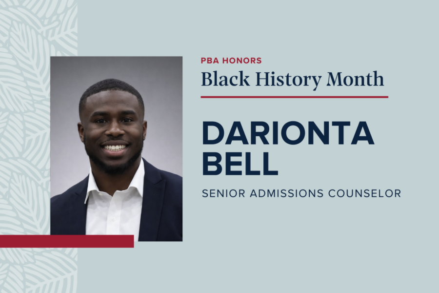 PBA member Darionta Bell in honor of Black History Month.