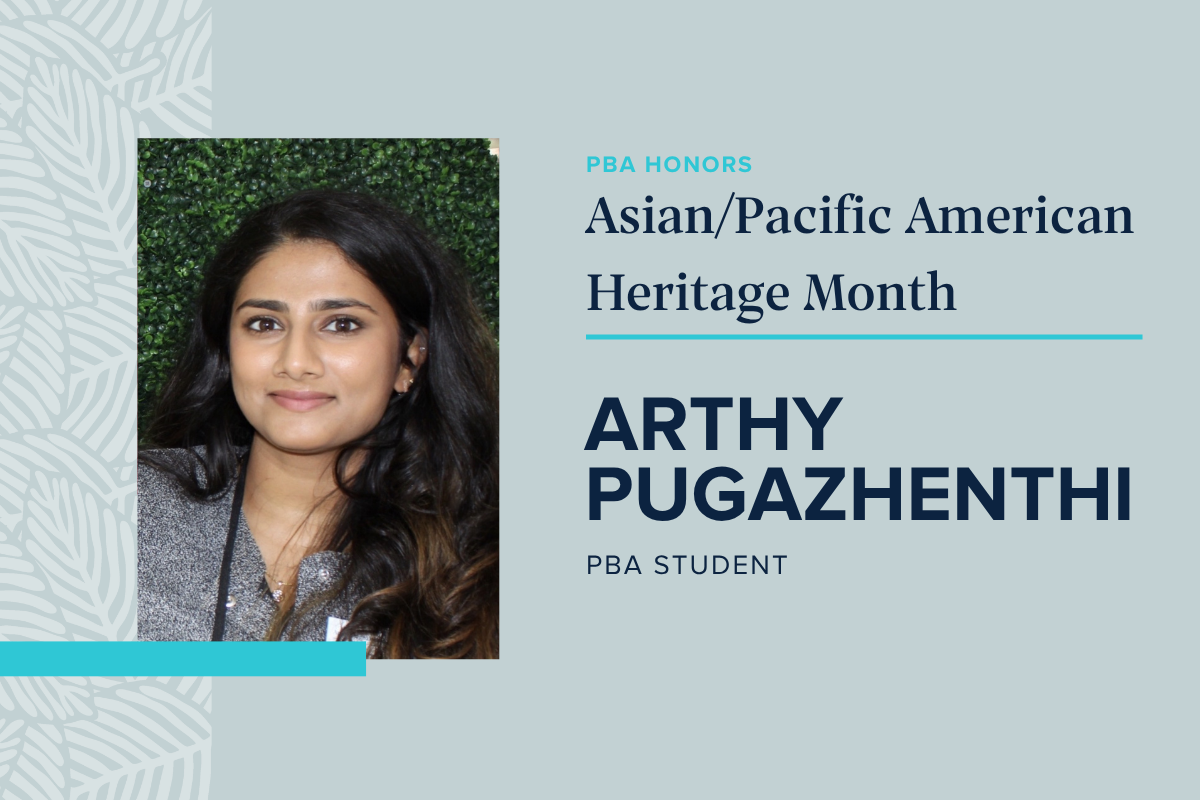 Palm Beach Atlantic University honors Asian/Pacific American Heritage Month and student Arthy Pugazhenthi.