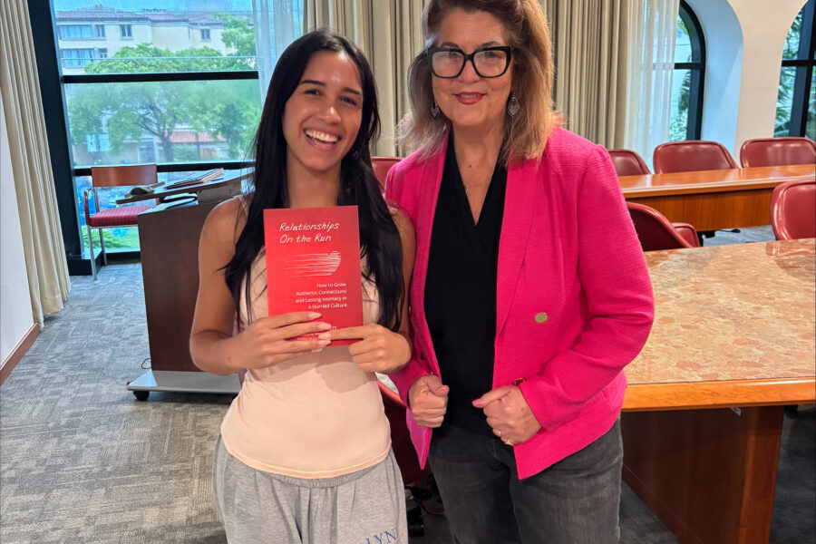 Dr. Stephanie with PBA Student Maryanna Batista