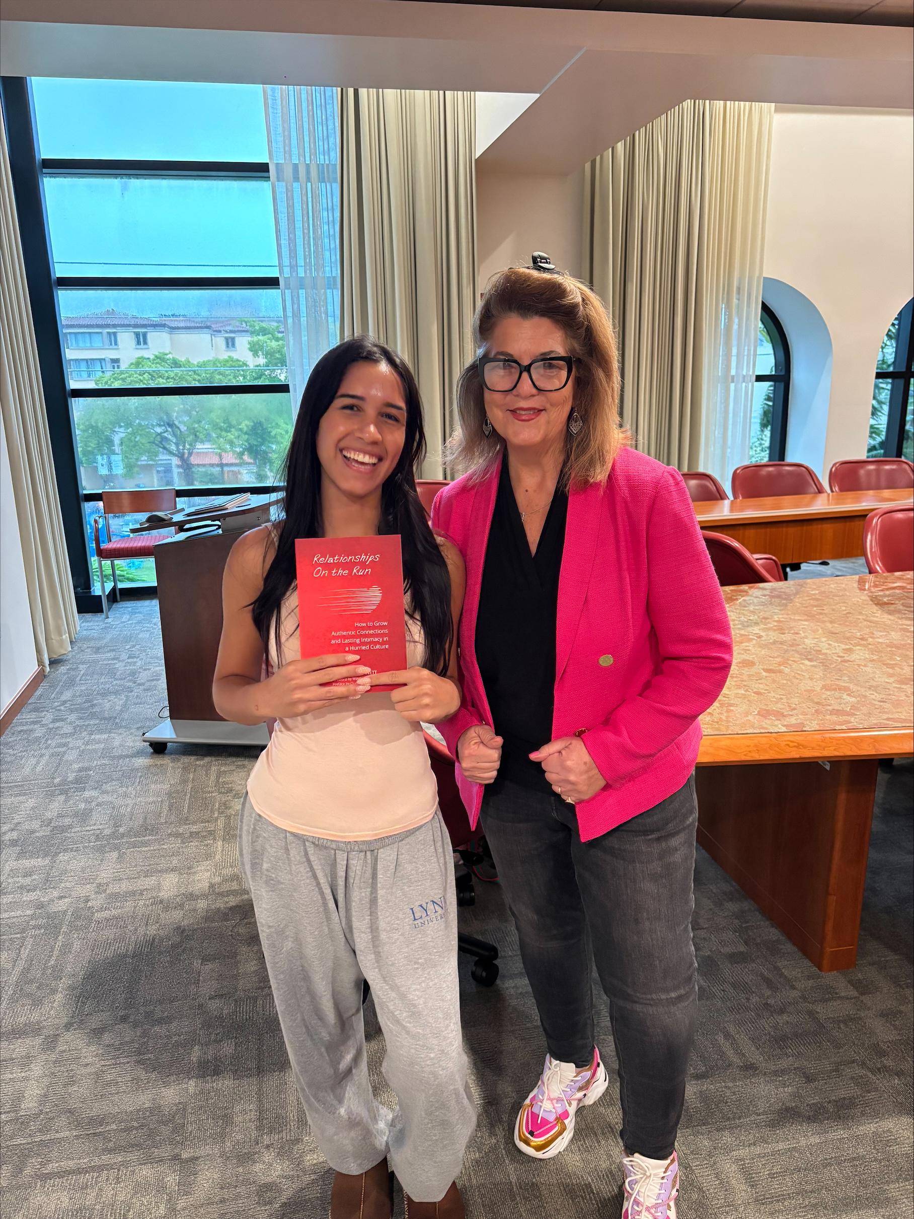 Dr. Stephanie with PBA Student Maryanna Batista
