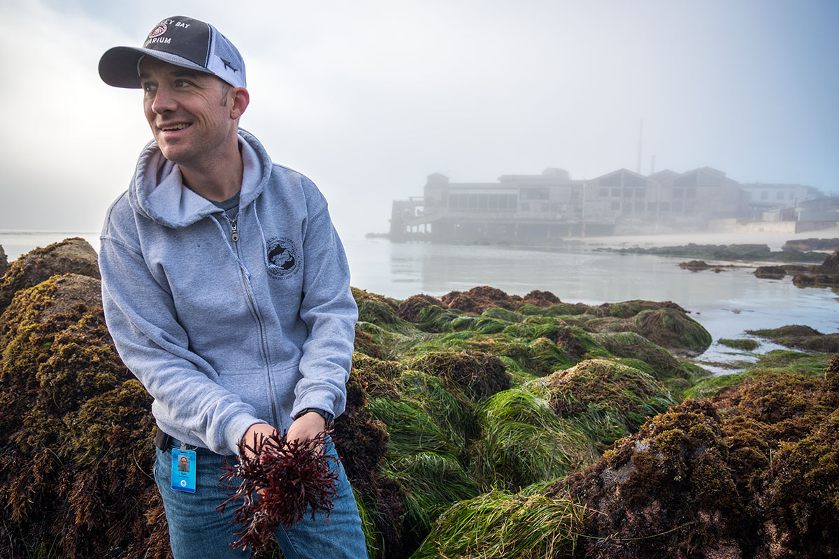 Palm Beach Atlantic University Assistant Professor Dr. Kyle Van Houtan works in the field. Photo credit: © Monterey Bay Aquarium