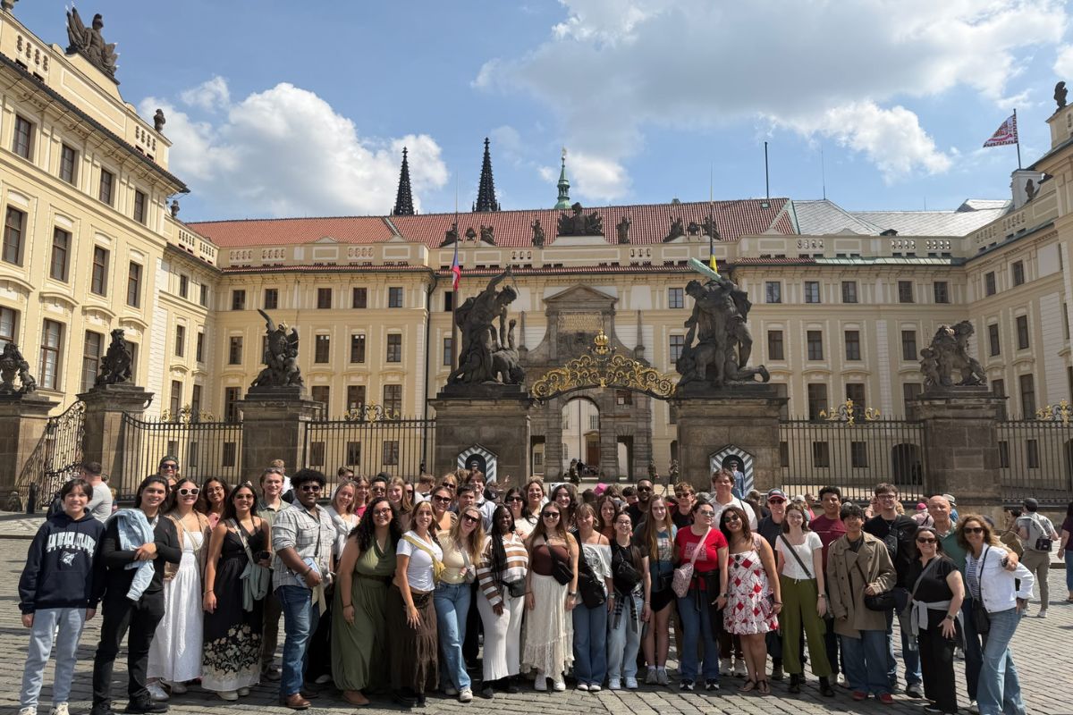 Palm Beach Atlantic University choir goes sightseeing in Europe.