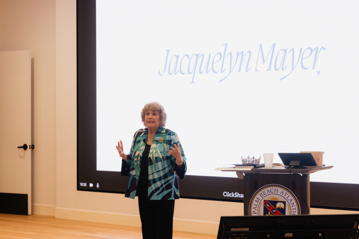 Former Miss America speaks at PBA
