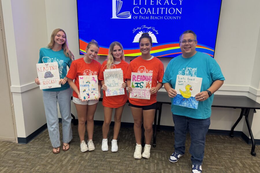PBA volunteers create literacy kits