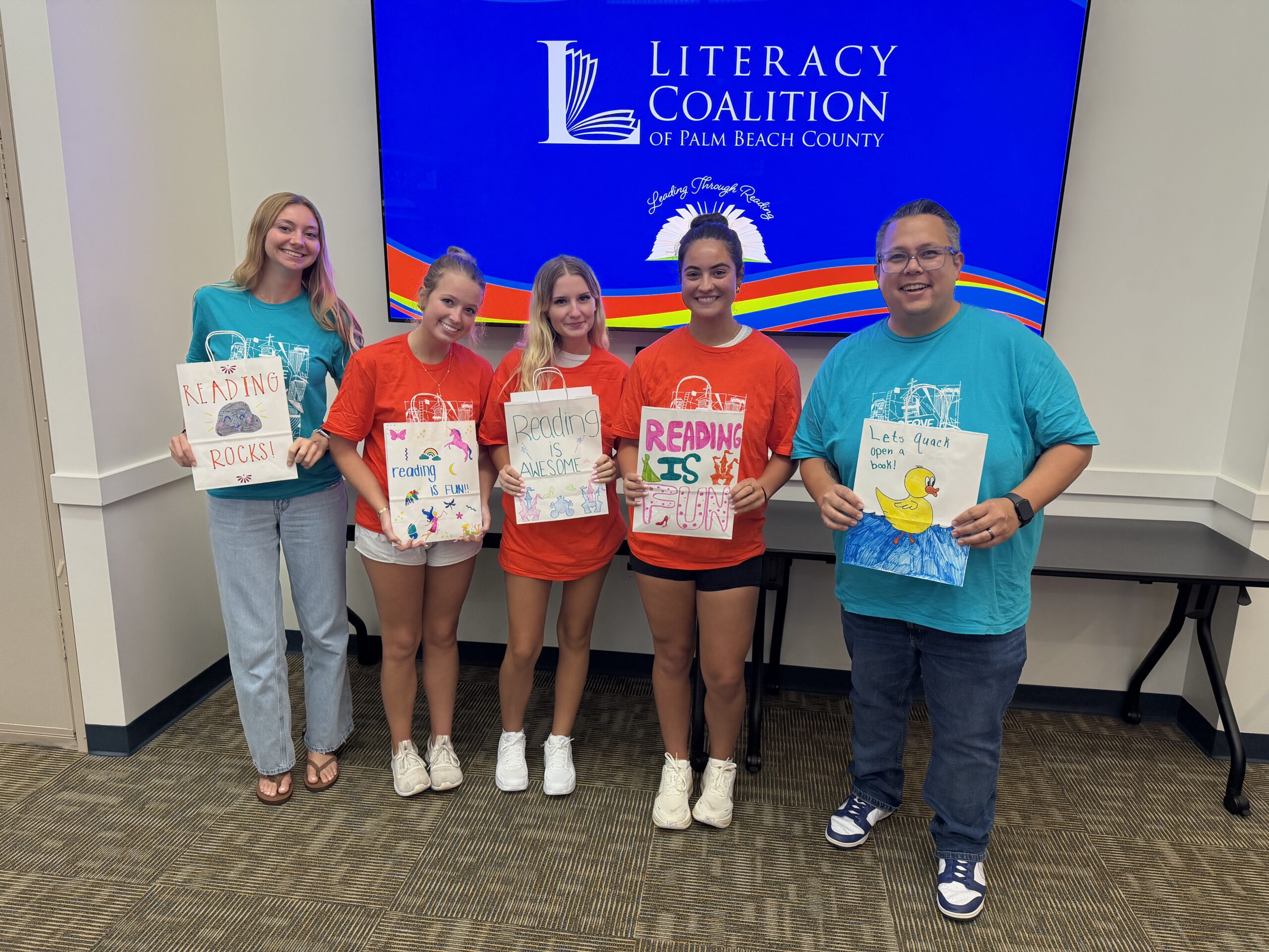 PBA volunteers create literacy kits
